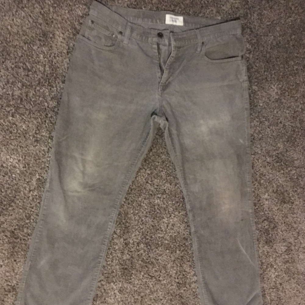 Old Navy Army Green Corduroy Pants Size 34/30